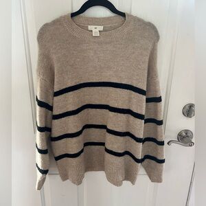 H&M Striped sweater. Size large